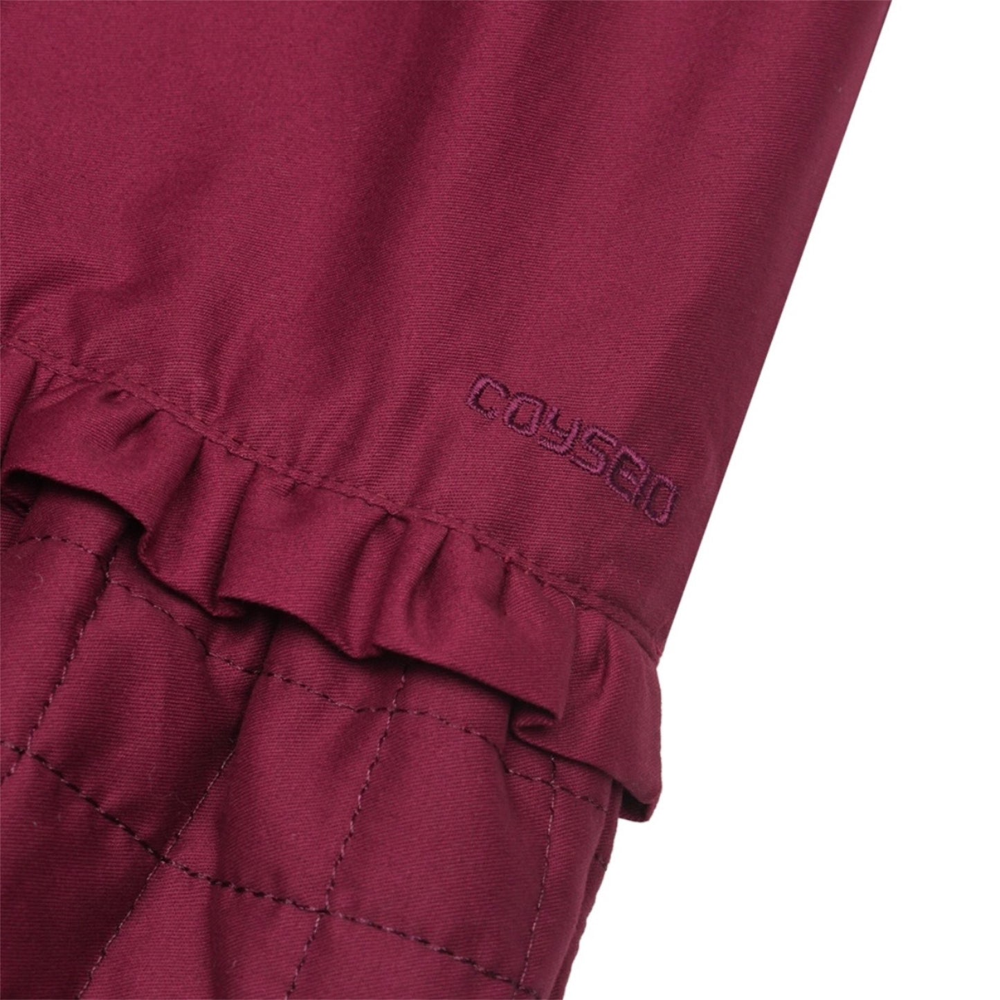 QUILTED SHIRRING BALLOON SKIRT / BURGUNDY / キルトシャーリングバルーンスカート