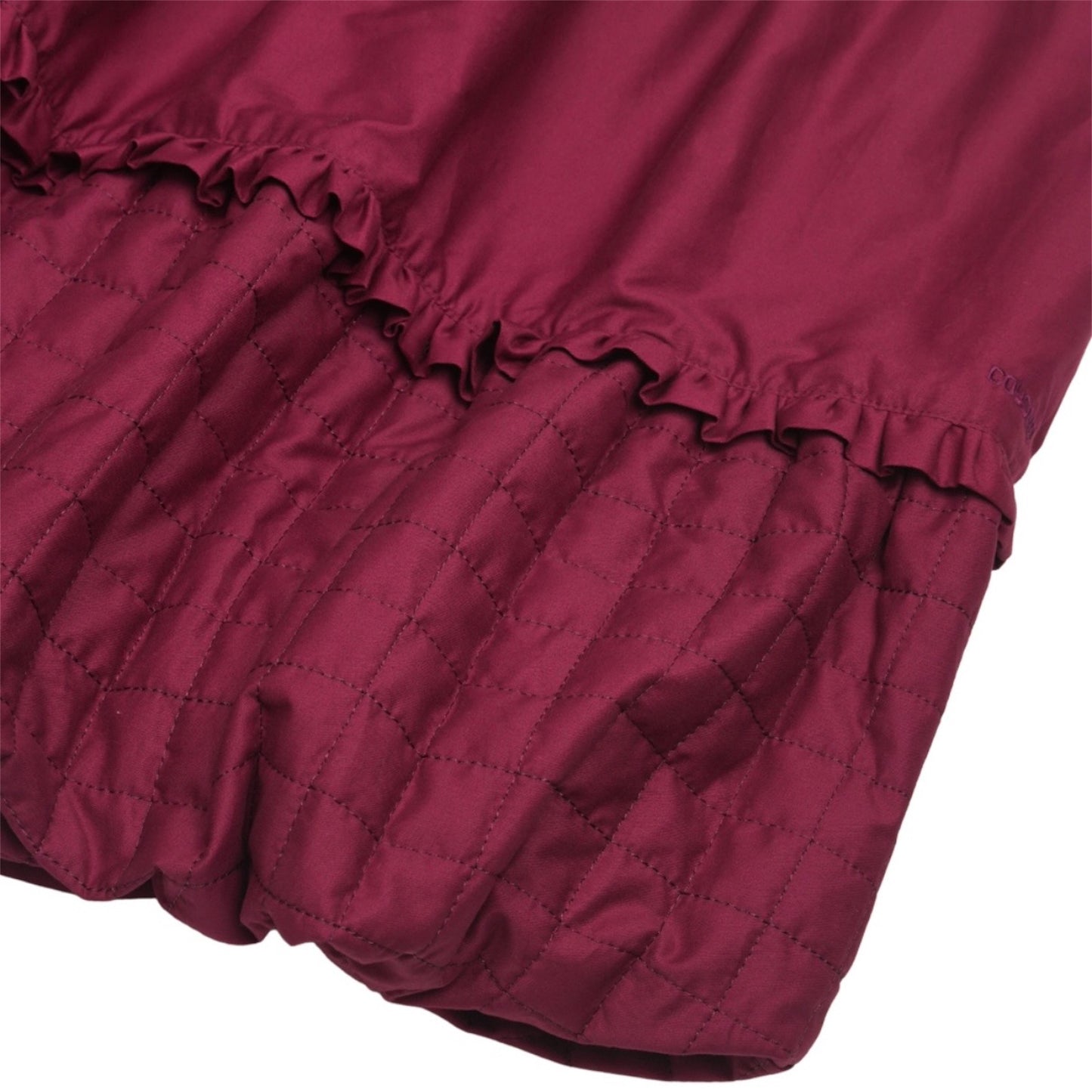 QUILTED SHIRRING BALLOON SKIRT / BURGUNDY / キルトシャーリングバルーンスカート
