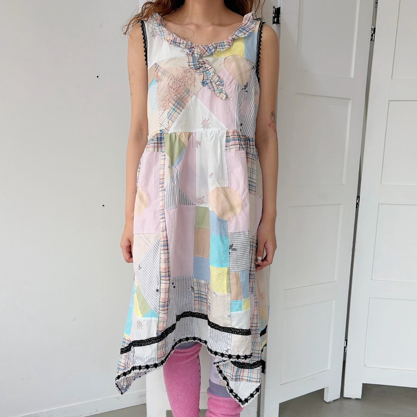 Patchwork dress / Mix / パッチワークドレス