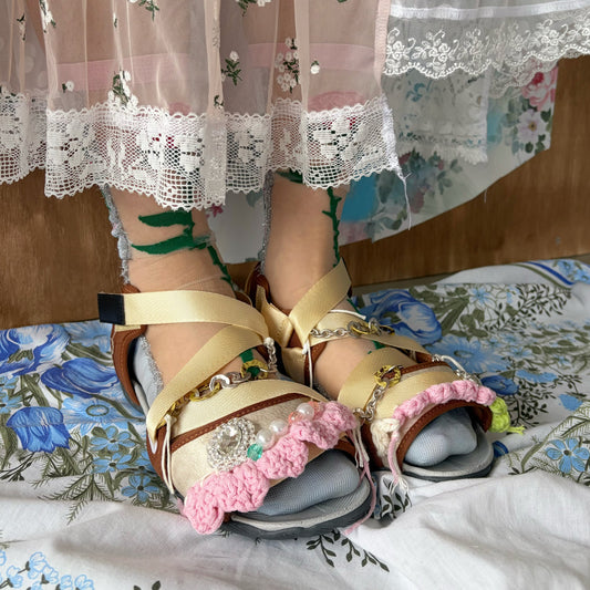 Custom sandal / brown / カスタムサンダル