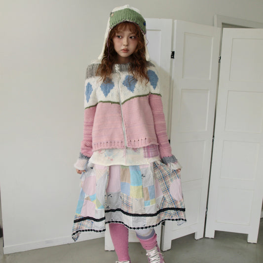 Patchwork dress / Mix / パッチワークドレス