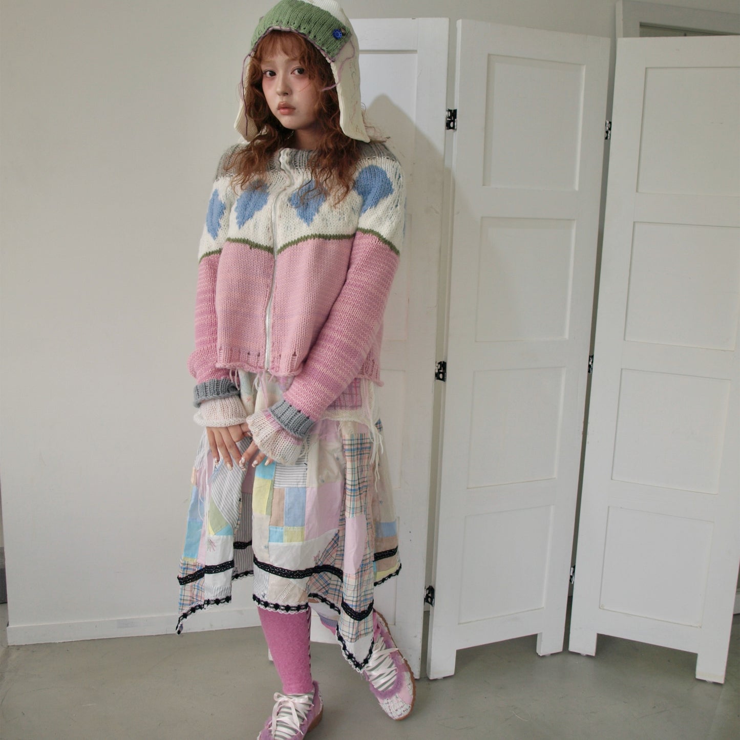 Patchwork dress / Mix / パッチワークドレス
