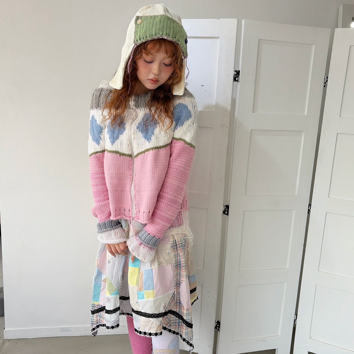 Patchwork dress / Mix / パッチワークドレス