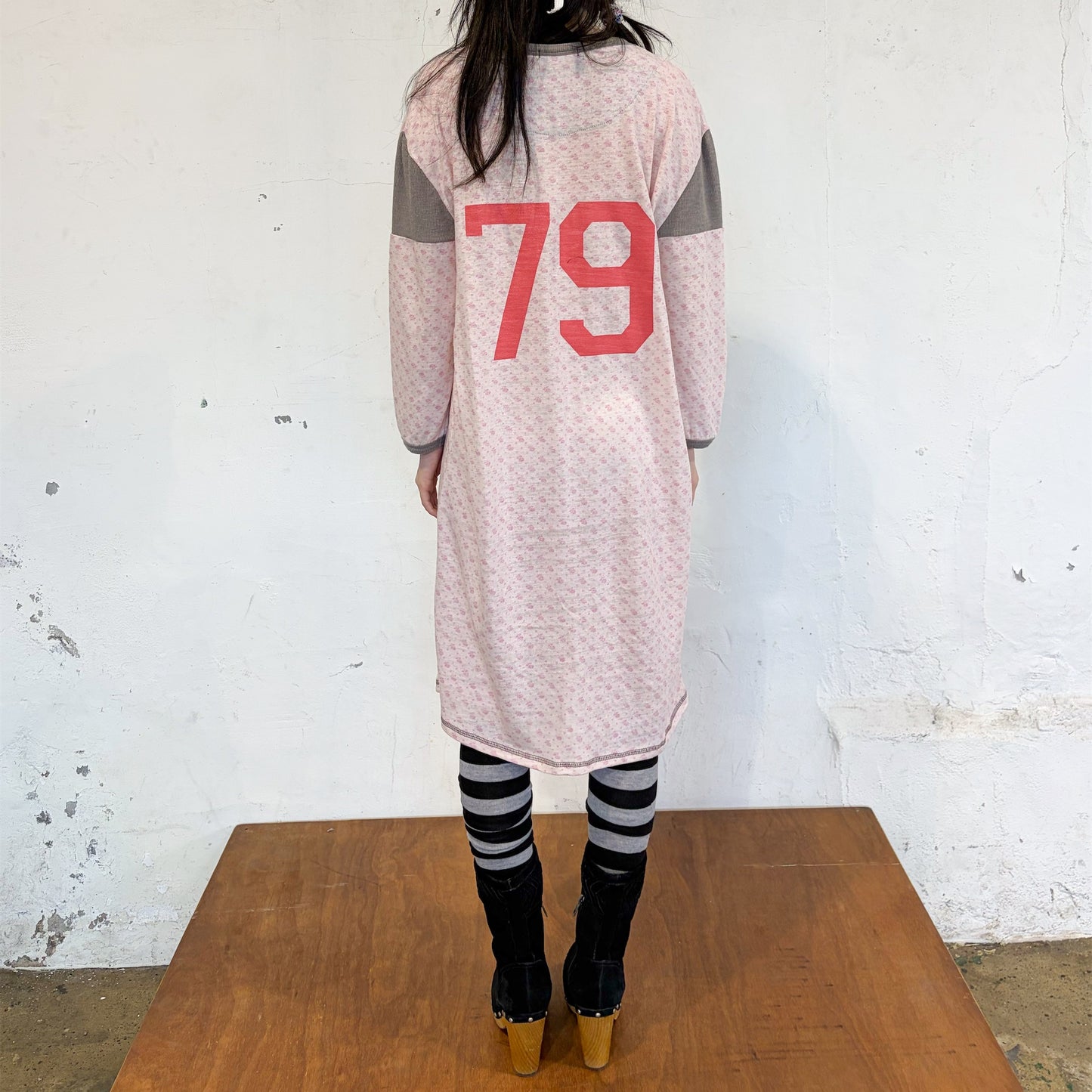 [F.E.E.S] flower rugby dress / pink / フラワーラグビードレス