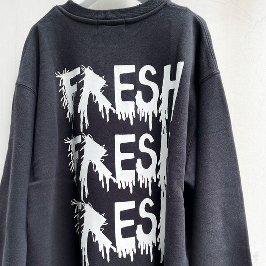 FRESH PULLOVER SWEAT / VINTAGE BLACK / プルオーバースウェット【Brett Westfallコラボレーション】