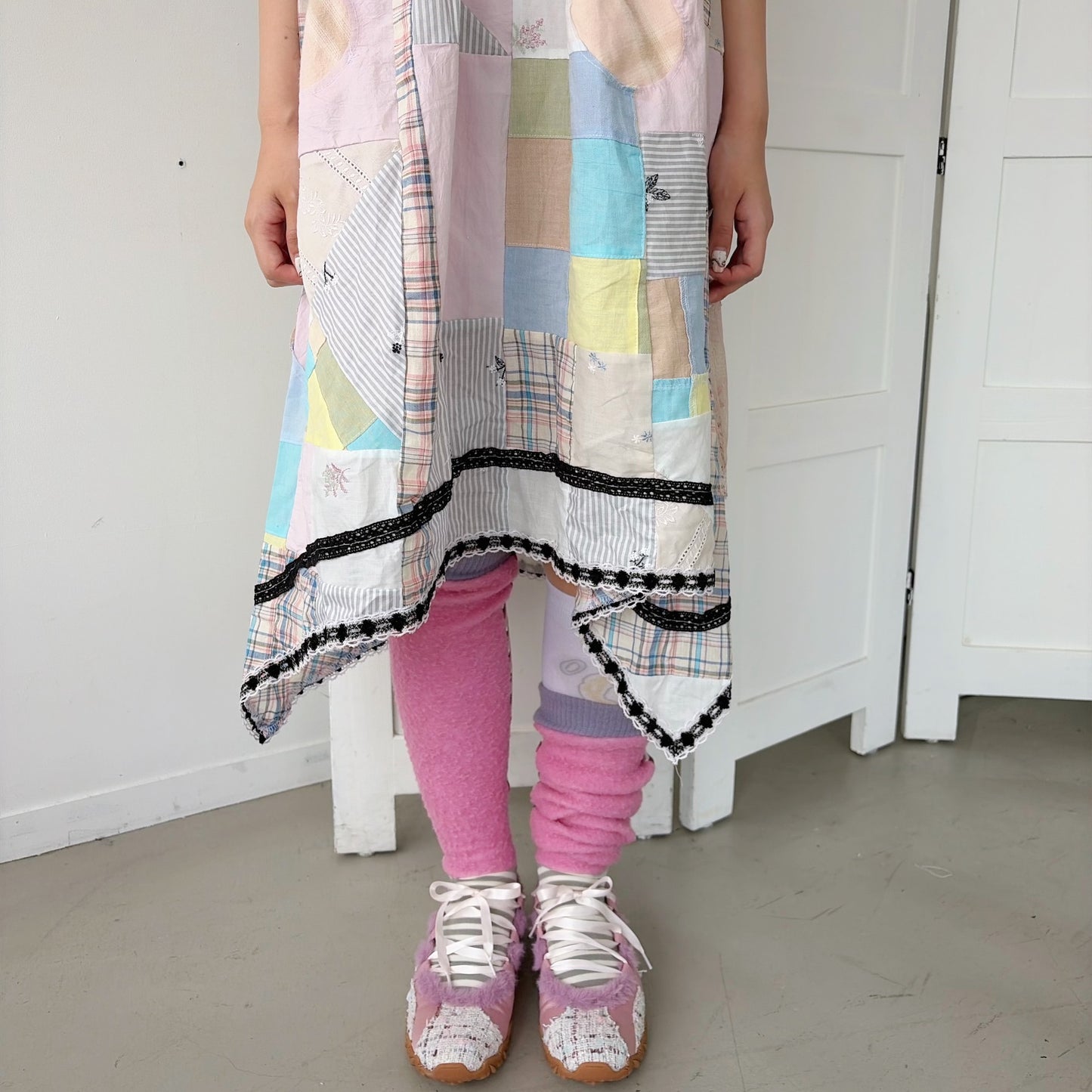 Patchwork dress / Mix / パッチワークドレス