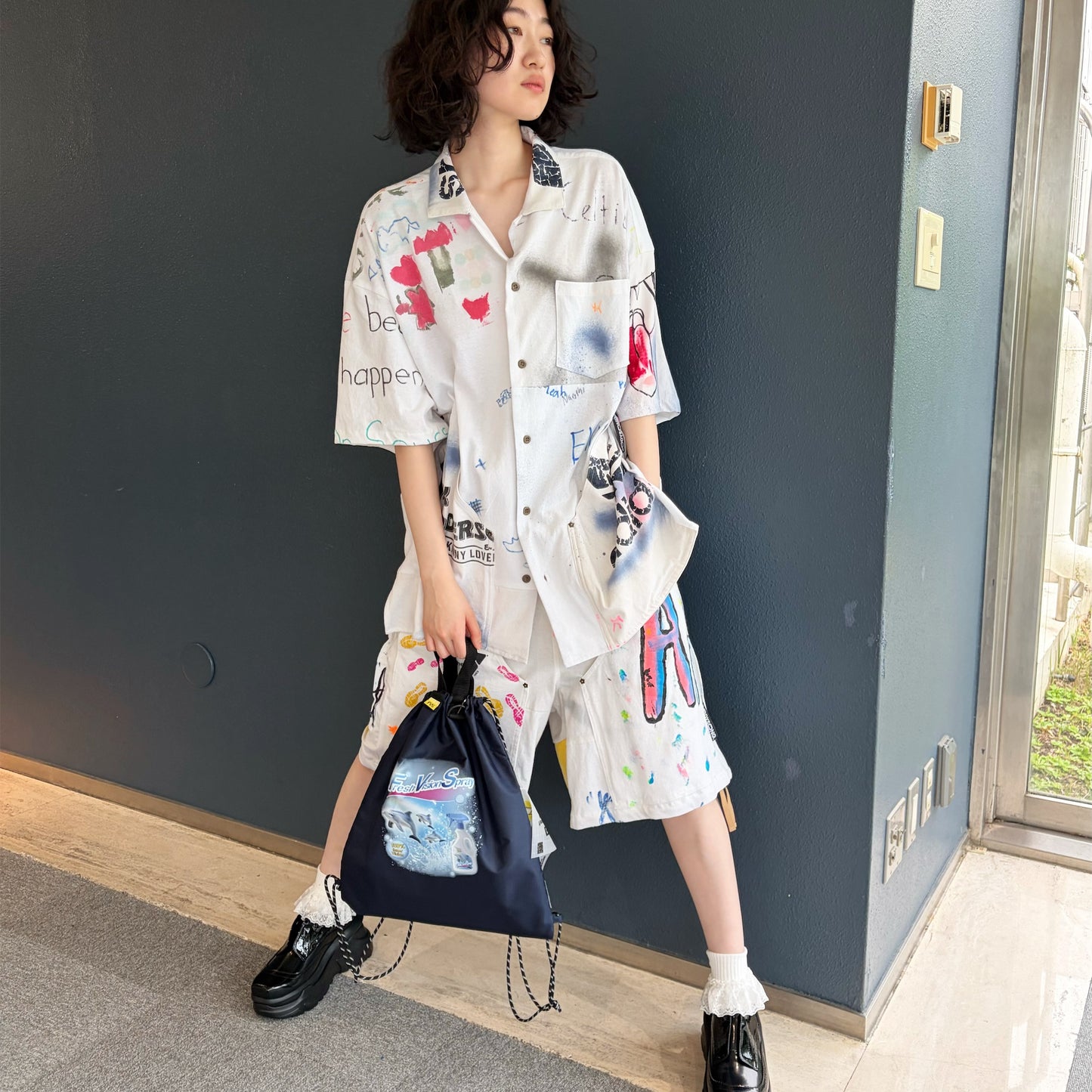 FreshVisionSpray BAG / BLACK / ナップサック