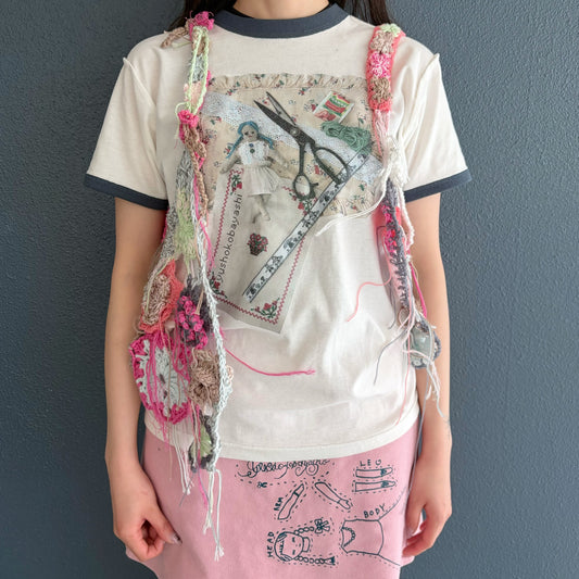 Flower crochet vest / Mix / フラワークロシェベスト