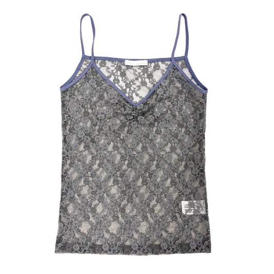[fe.3] lucie lace sleeveless / grey / レースキャミソール
