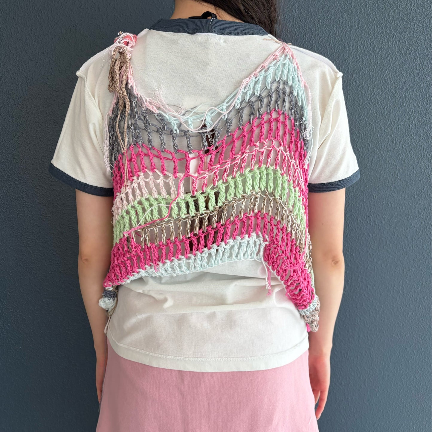 Flower crochet vest / Mix / フラワークロシェベスト