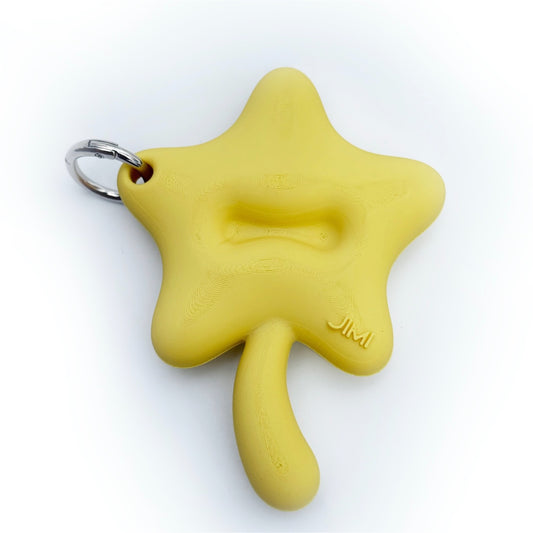 STAR Hand Mirror Keychain / YELLOW / スターミラーキーチェーン