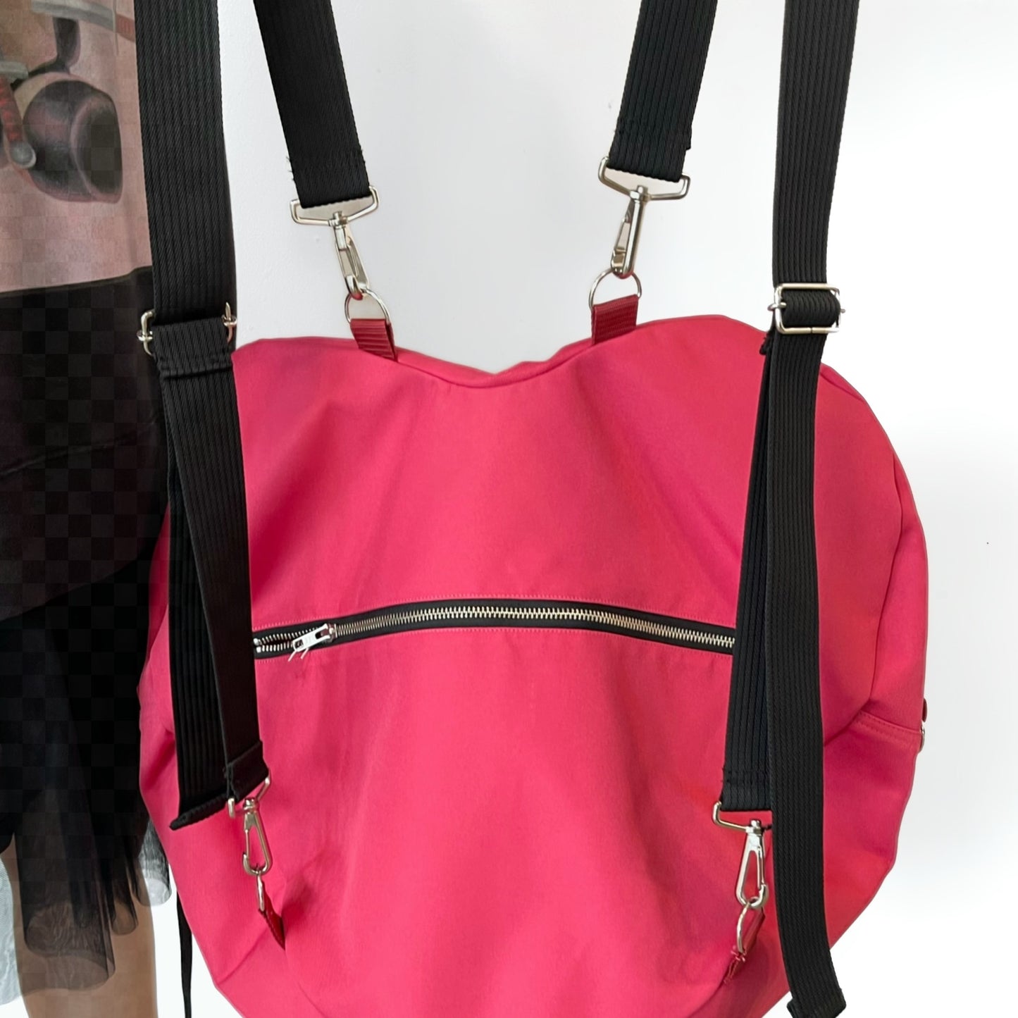 BURNED OUT HEARTS BACKPACK  ARTWORK BY TREVOR BROWN / ROSE PINK / アートワークバックパック