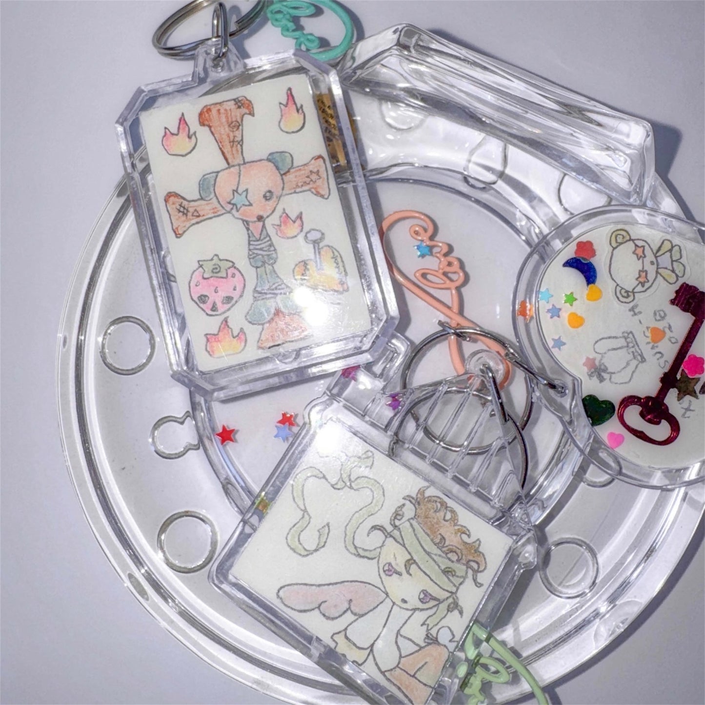 【Xue Tsung-Hsien】original drawing keychain / mania / キーチェーン