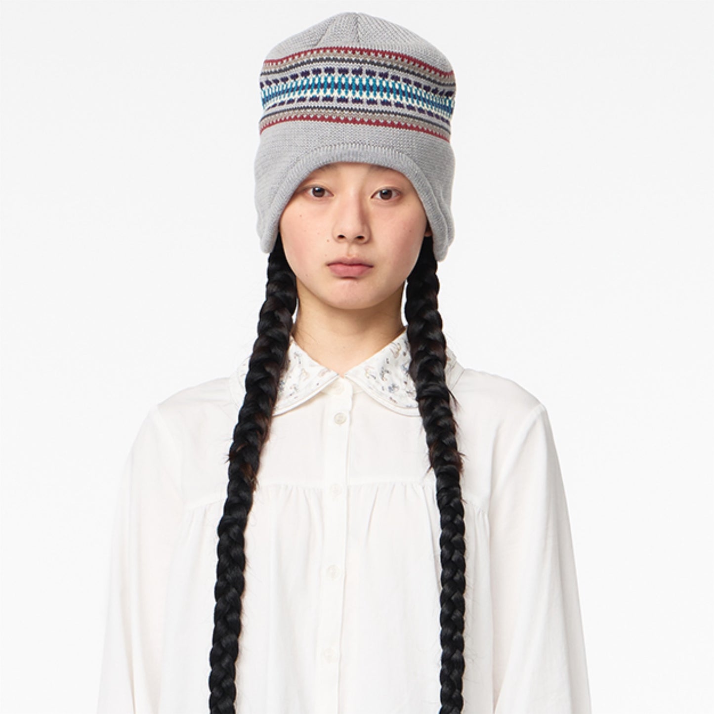 EARFLAP BEANIE / GREY / イヤーフラップビーニー