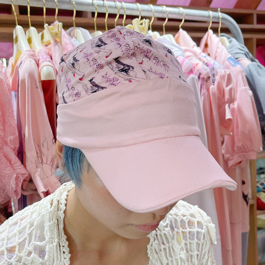 Pink baseball cap / グラフィックキャップ