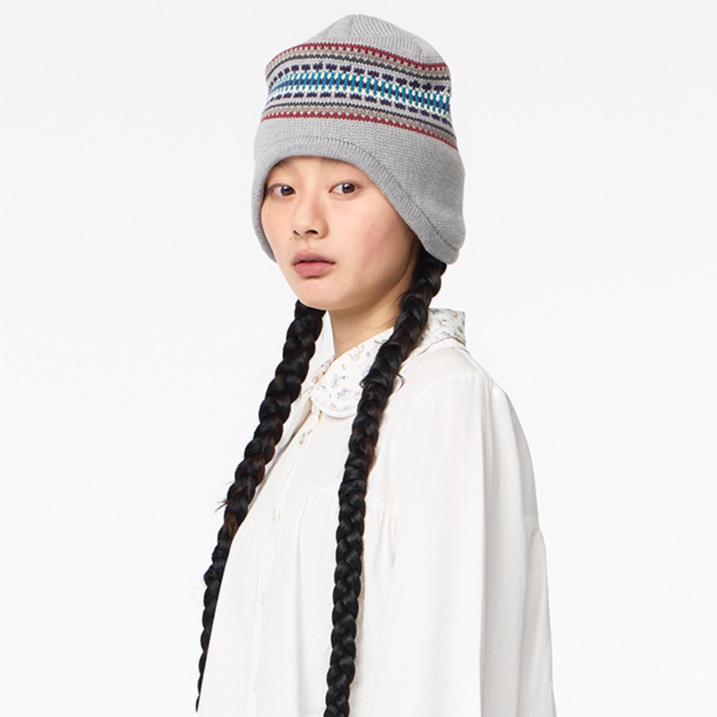 EARFLAP BEANIE / GREY / イヤーフラップビーニー