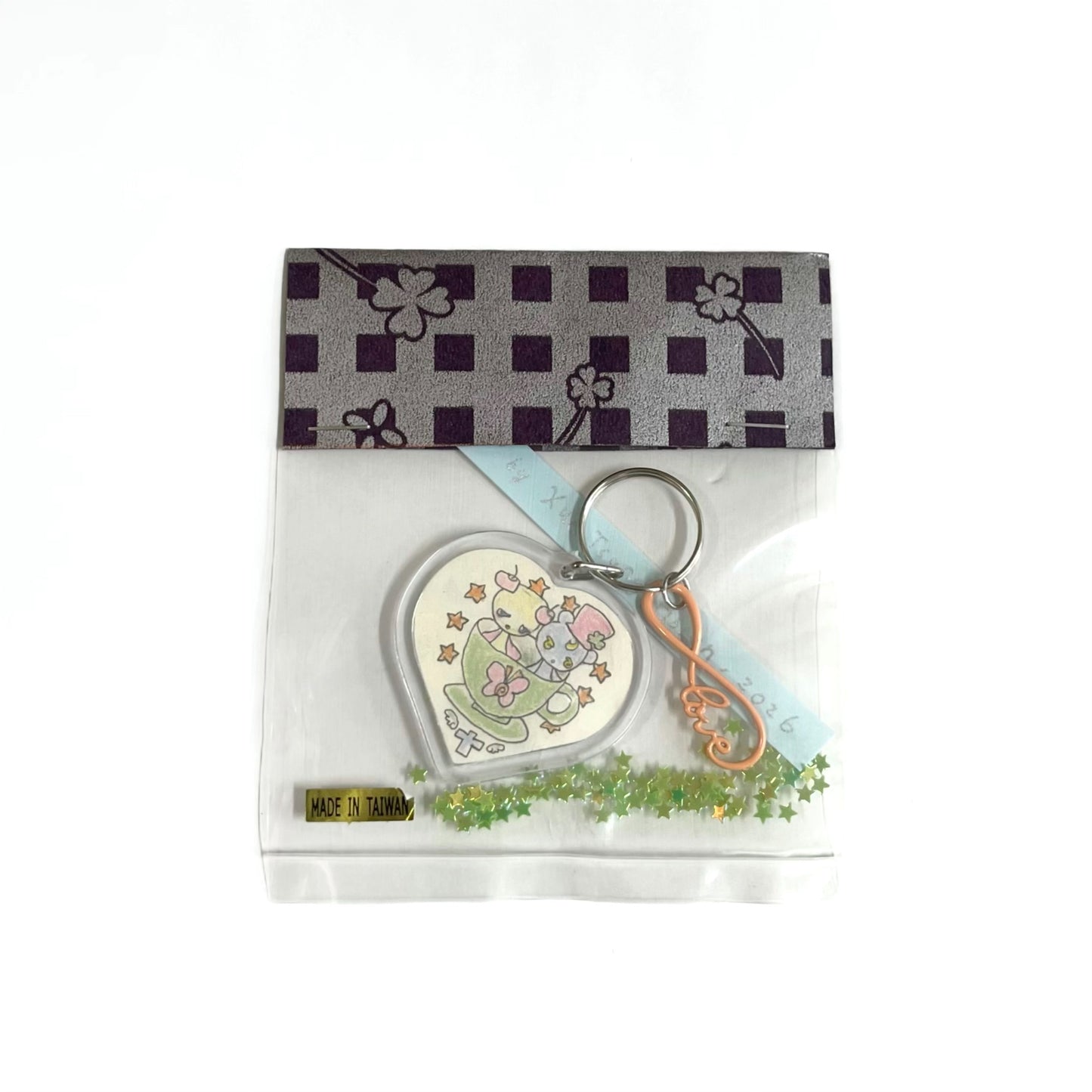 【Xue Tsung-Hsien】original drawing keychain / teacup ride / キーチェーン