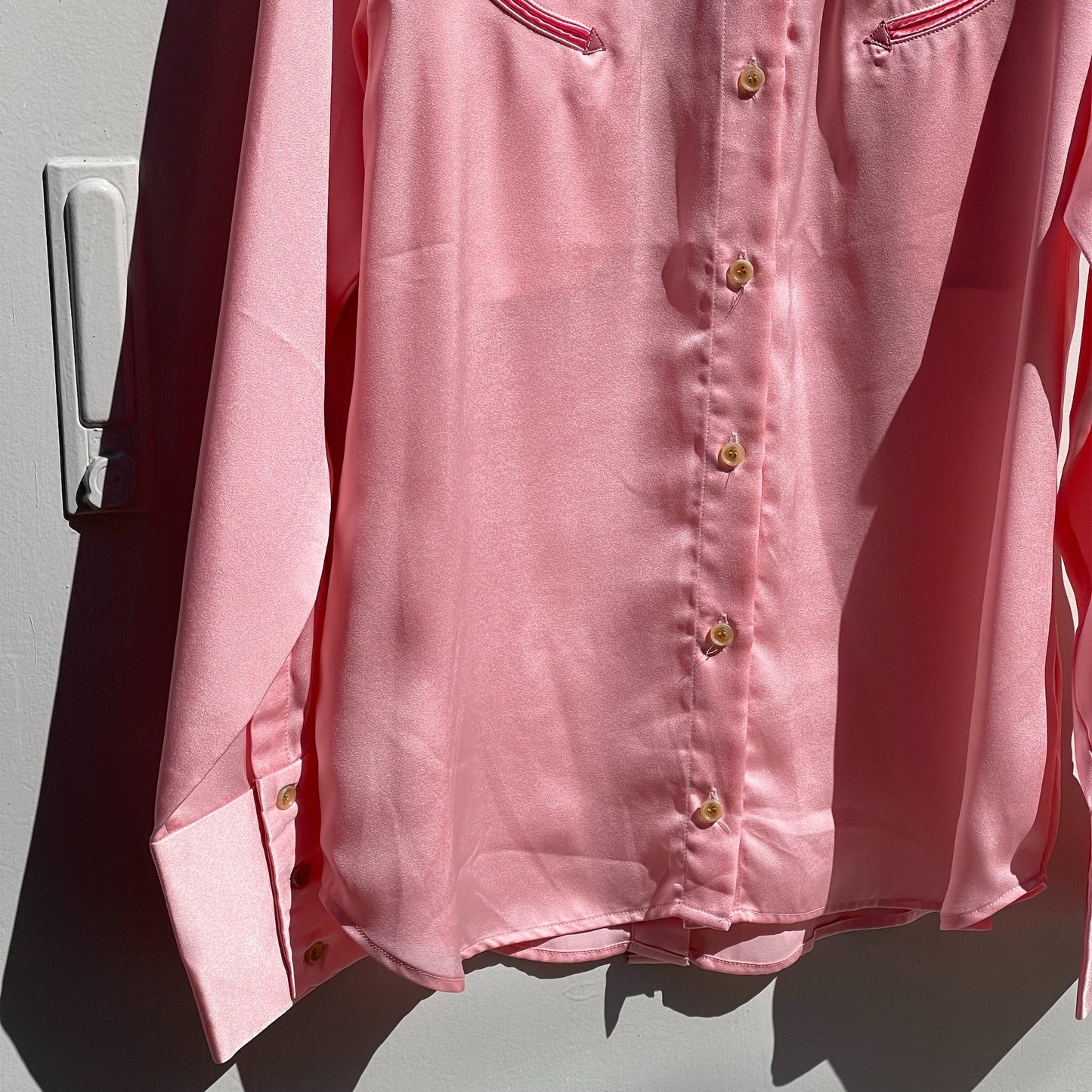 BACK OPEN WESTERN SHIRT / PINK / ウエスタンシャツ