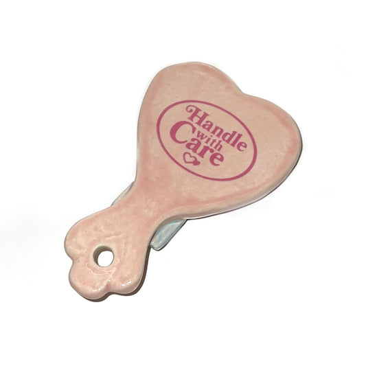 Handle with care compact mirror / コンパクトミラー