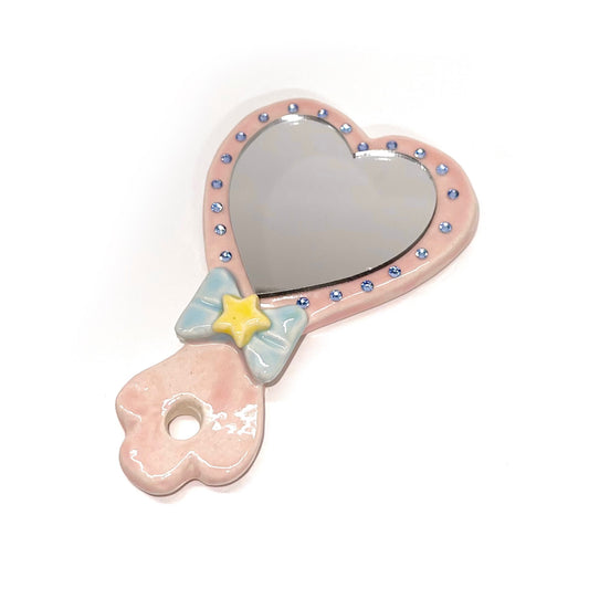 Handle with care compact mirror / コンパクトミラー