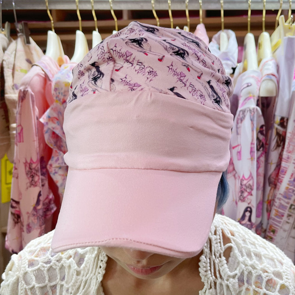 Pink baseball cap / グラフィックキャップ