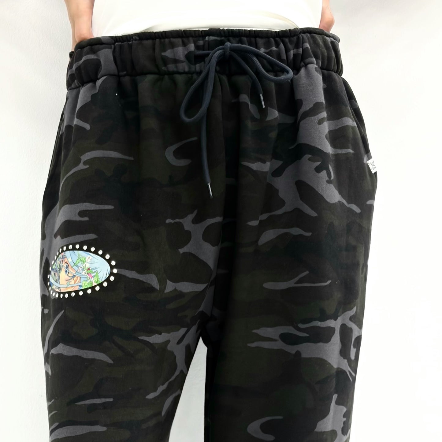 HIROMI X TSW Camo Sweatpants / Charcoal / カモフラージュスウェットパンツ
