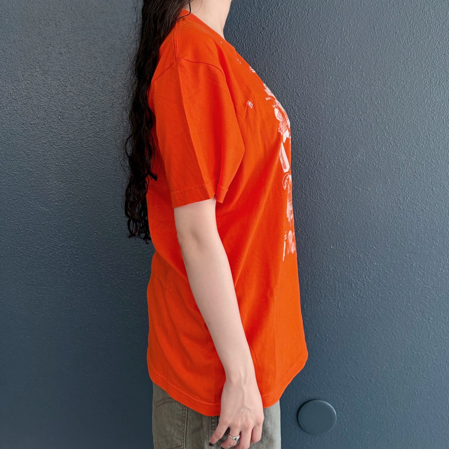 We are 友 T-shirt / Orange / プリントTシャツ