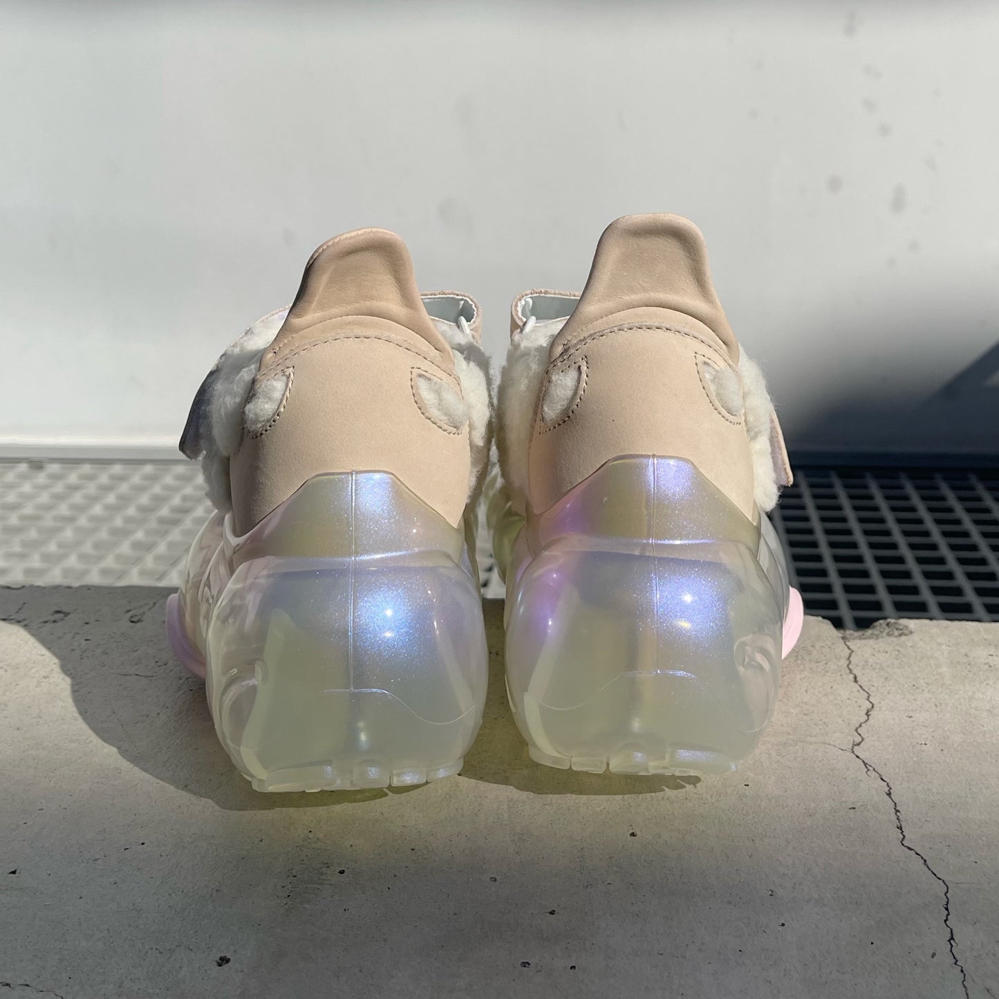 【SHEEP Limited】MOOPIE MARY JANE / CREAM BOA x CLEAR AURORA / groundsシューズ