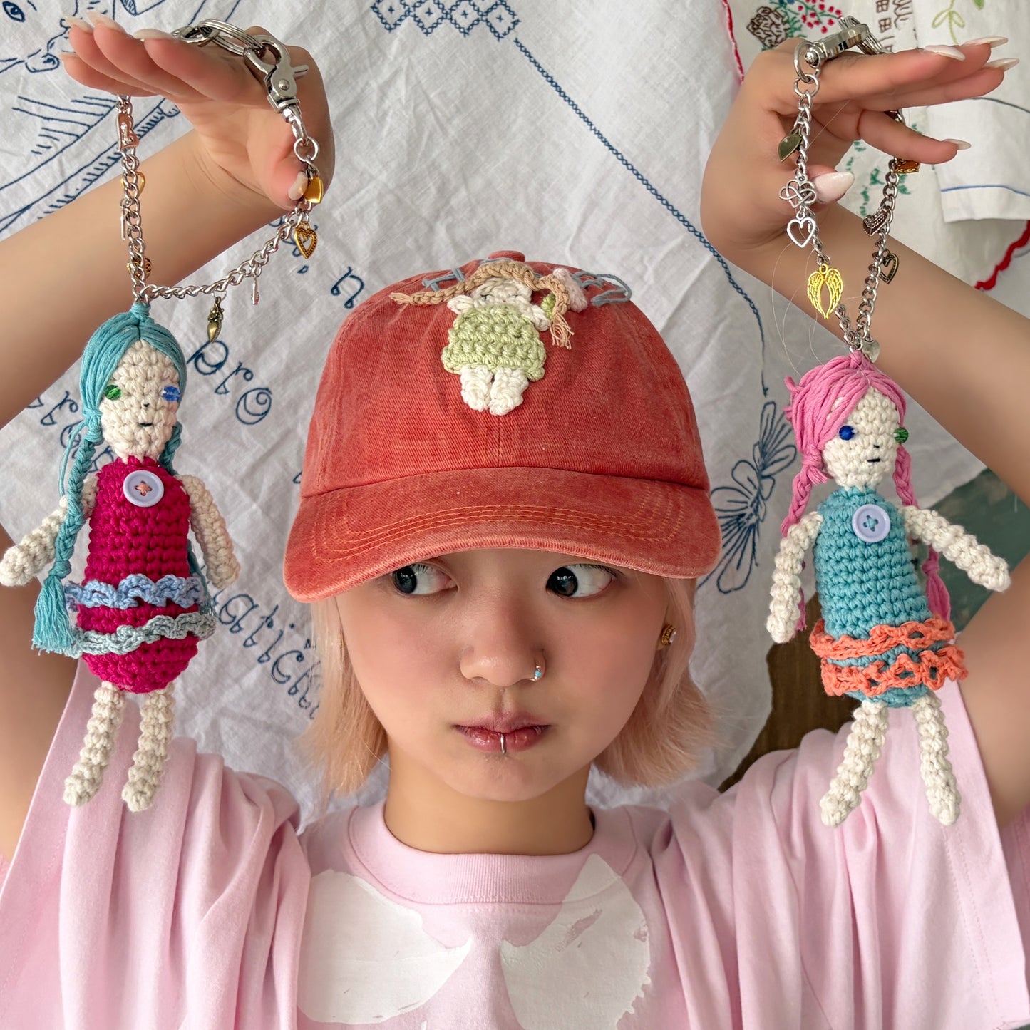 Doll cap / Orange / ドールキャップ