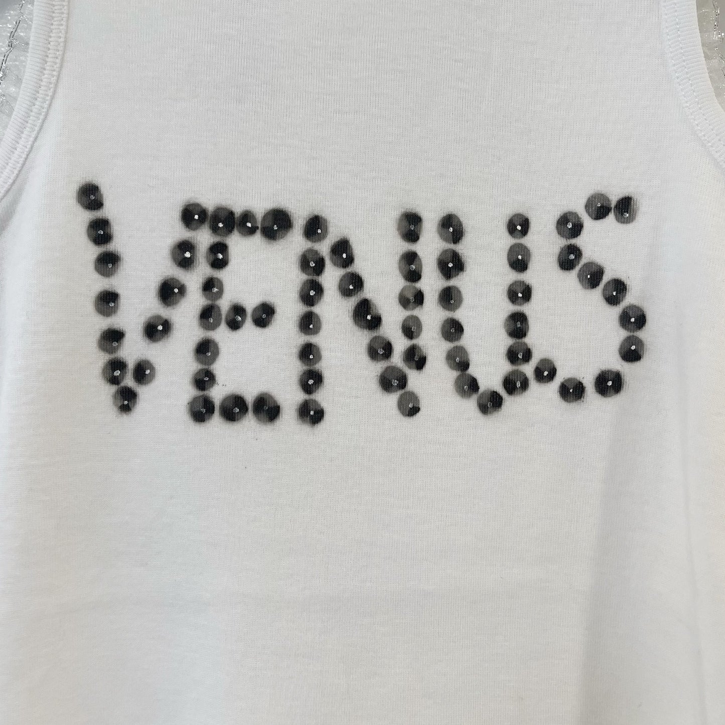 Venus ruffle tank / エアブラシTシャツ