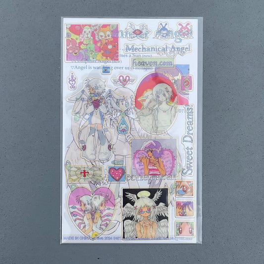 【oliwa】Mechanical Angel! sticker / ステッカー