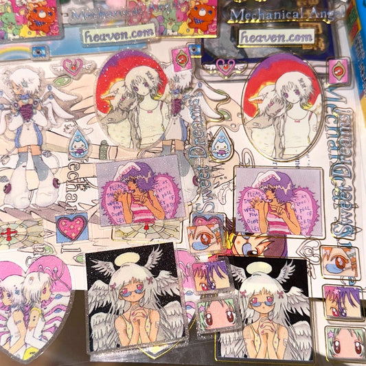 【oliwa】Mechanical Angel! sticker / ステッカー