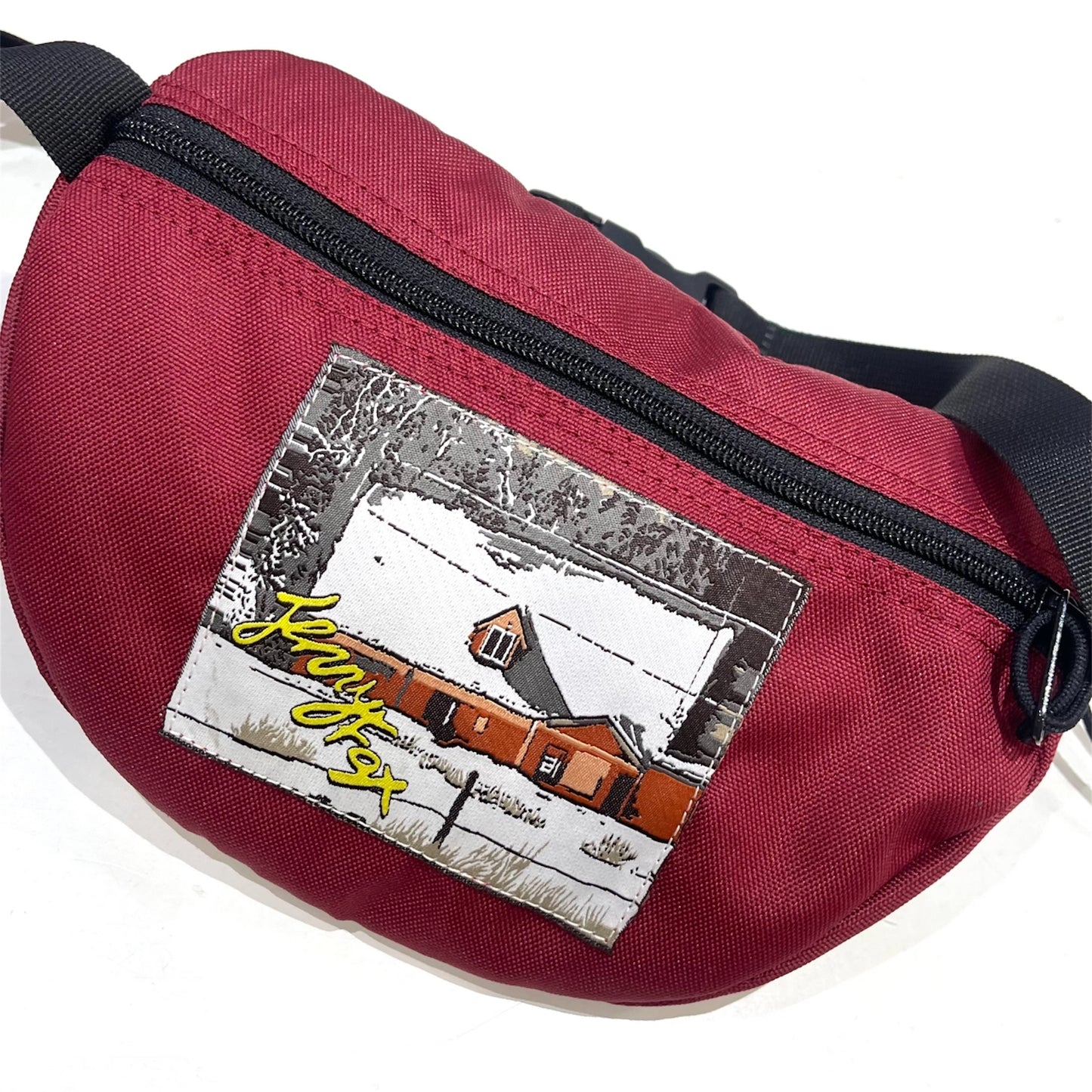 I'M THE BREAD WAIST BAG / WINE / グラフィックプリントウェストバッグ