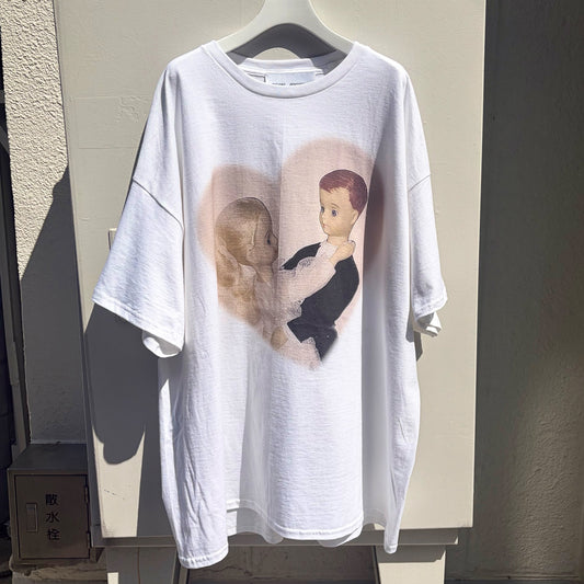 WEDDING DAY T-SHIRT / WHITE / グラフィックTシャツ