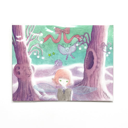 【wenxi】“Whispering Moth” Art Print / ポスター