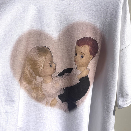 WEDDING DAY T-SHIRT / WHITE / グラフィックTシャツ