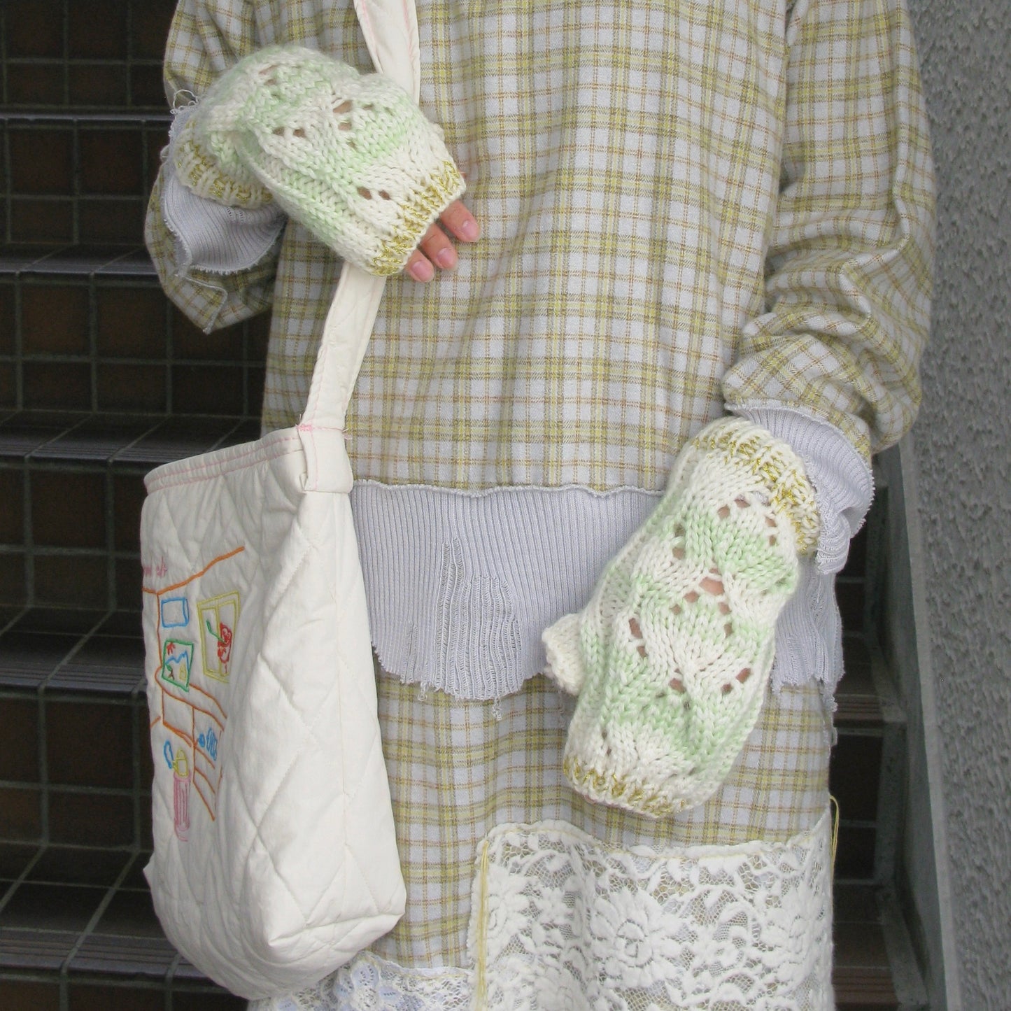 quilting shoulder bag / pink / キルティングショルダーバッグ