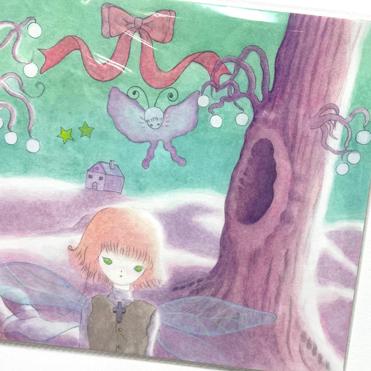 【wenxi】“Whispering Moth” Art Print / ポスター