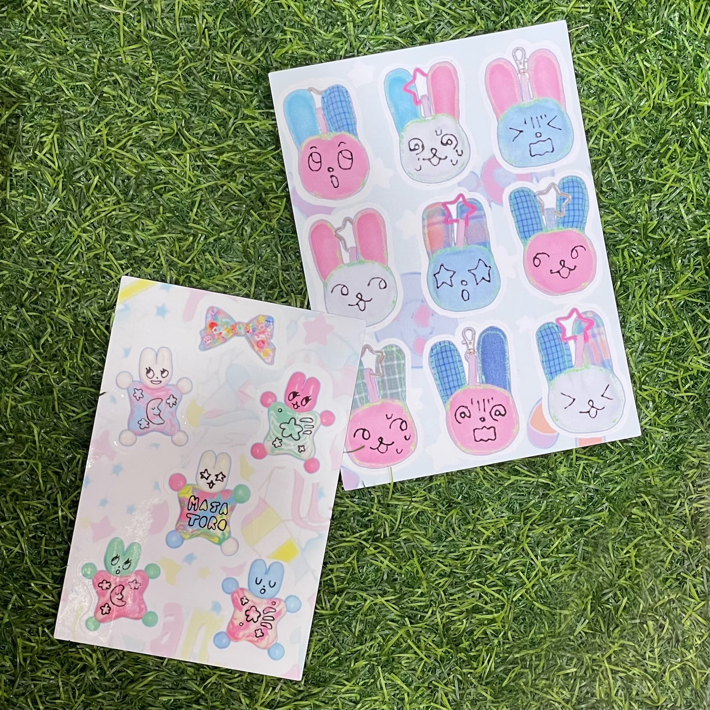 Sleepy Bunnies Sticker Sheets / バニーステッカー