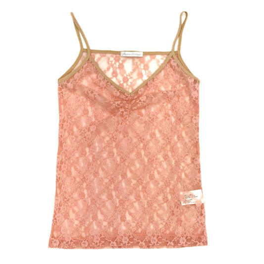 [fe.3] lucie lace sleeveless / pink / レースキャミソール
