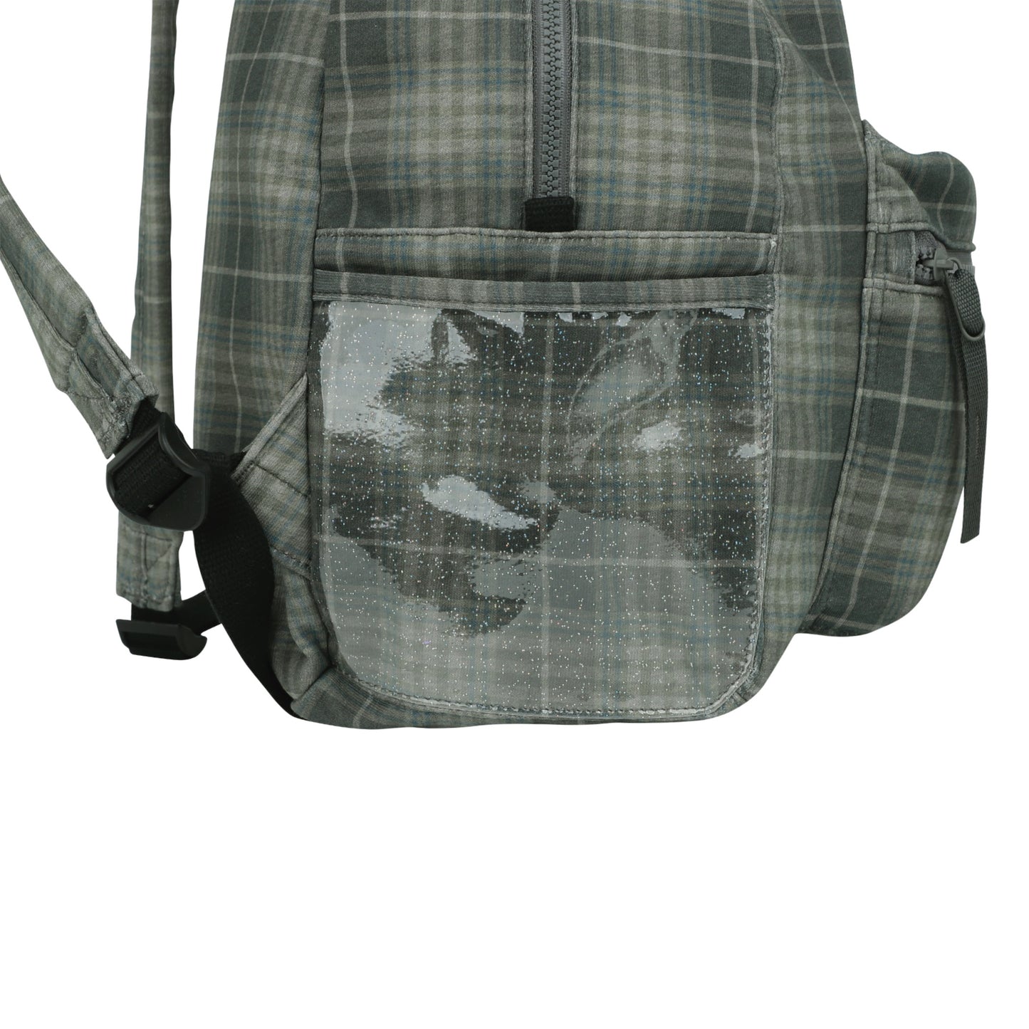 CHUNKY SWEAT CHECK BACKPACK / KHAKI / チェックスウェットバックパック