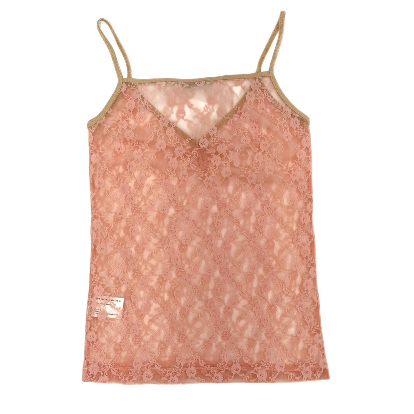 [fe.3] lucie lace sleeveless / pink / レースキャミソール