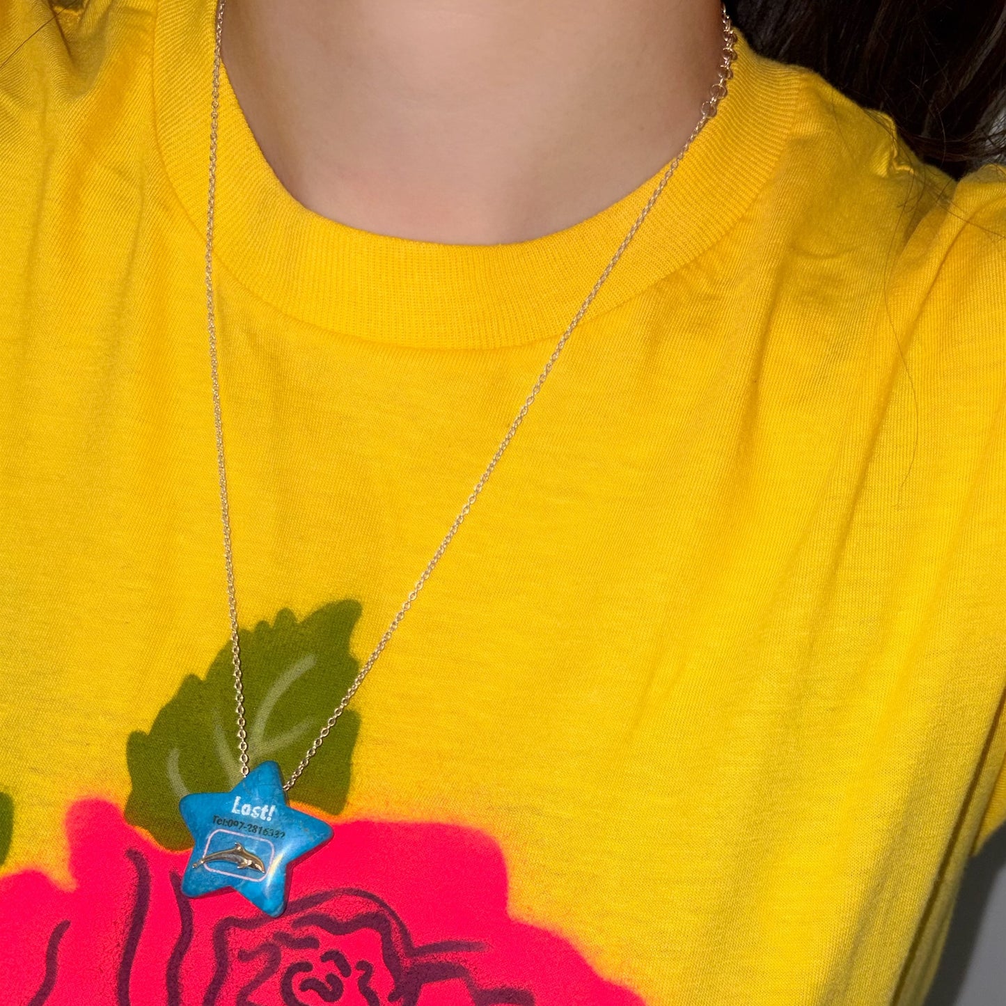 Stone Canvas - Star Necklace / Turquoise&LostNFound Dolphin / スターストーンネックレス