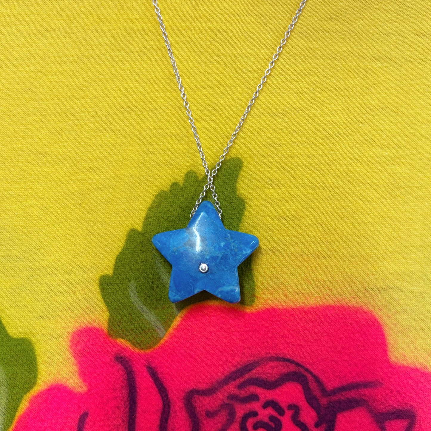 Stone Canvas - Star Necklace / Turquoise&LostNFound Dolphin / スターストーンネックレス