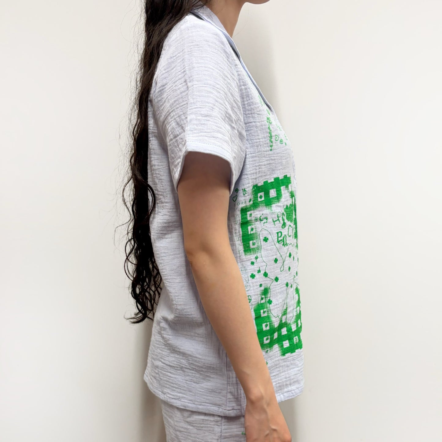 【SHEEP SOUVENIR】♡love & sheep✌︎ pajamas / light blue / パジャマ