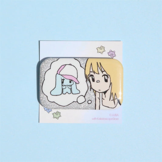 【JUBA】Glittered pinbutton / バッジ