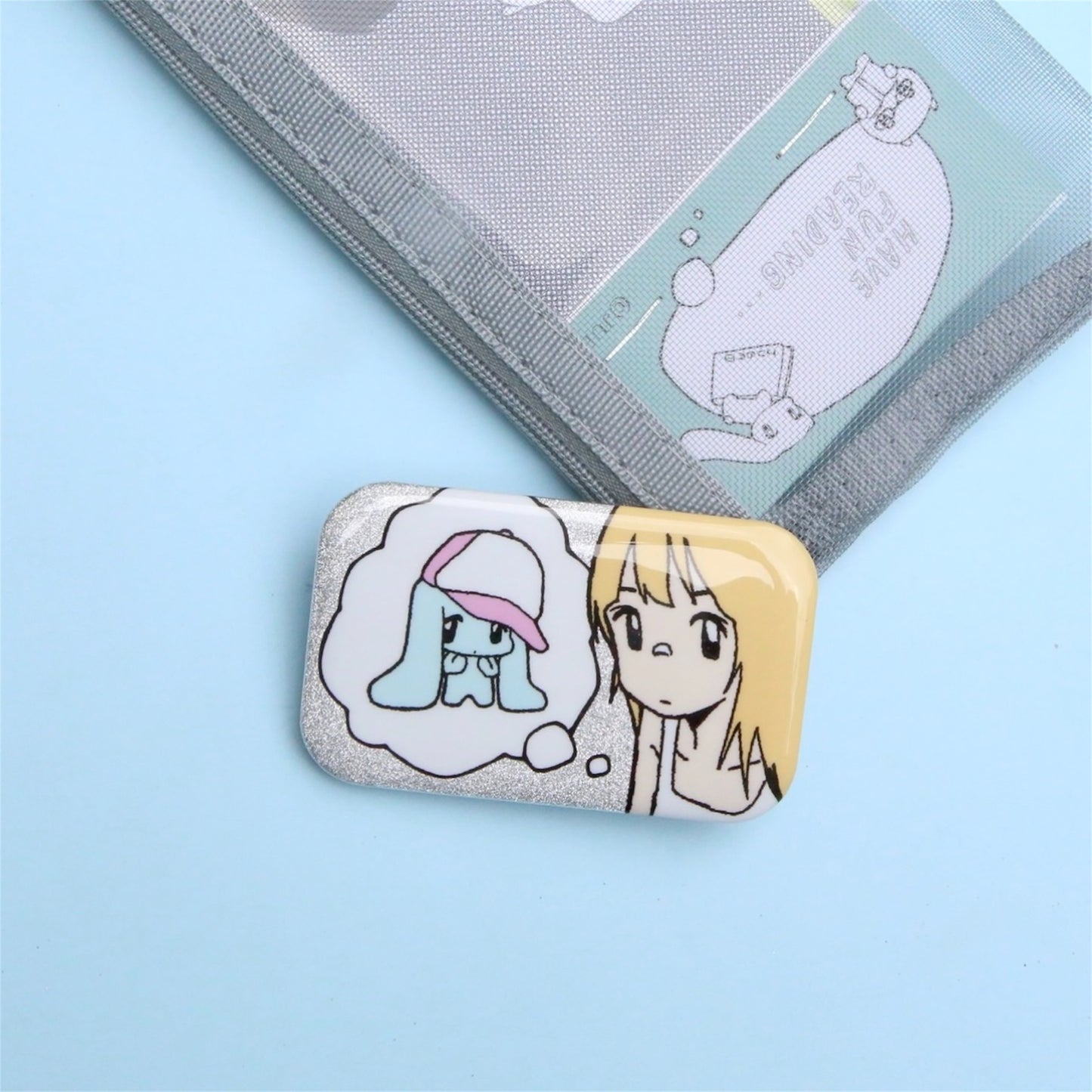 【JUBA】Glittered pinbutton / バッジ