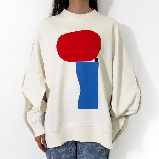 YEAH RIGHT!! / TWO-SIDED TOPS / WHITE MIX / 佐々木俊