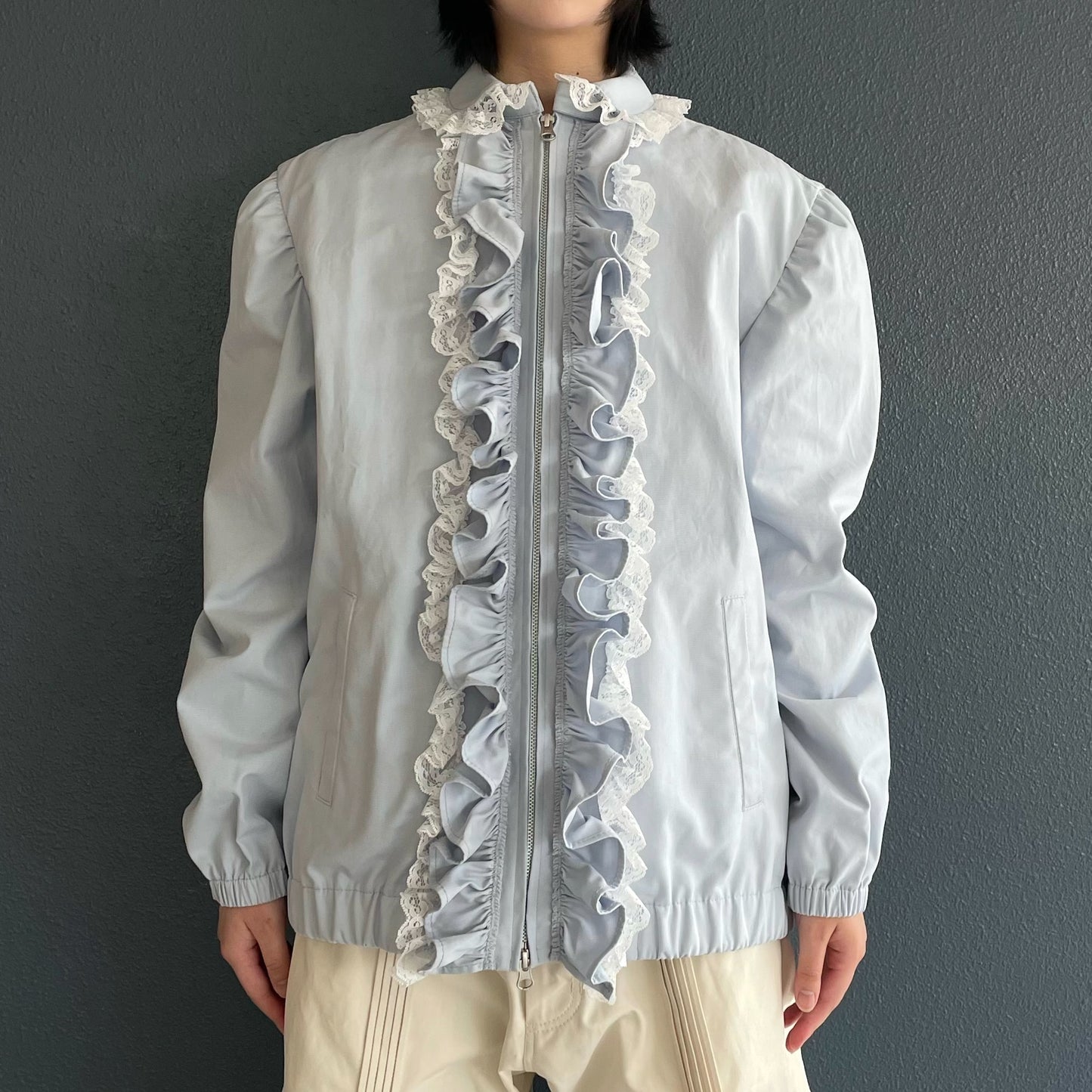 Frill jacket / Blue / フリルジャケット