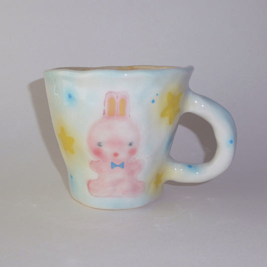 Berry mug / ピンクうさぎのマグカップ